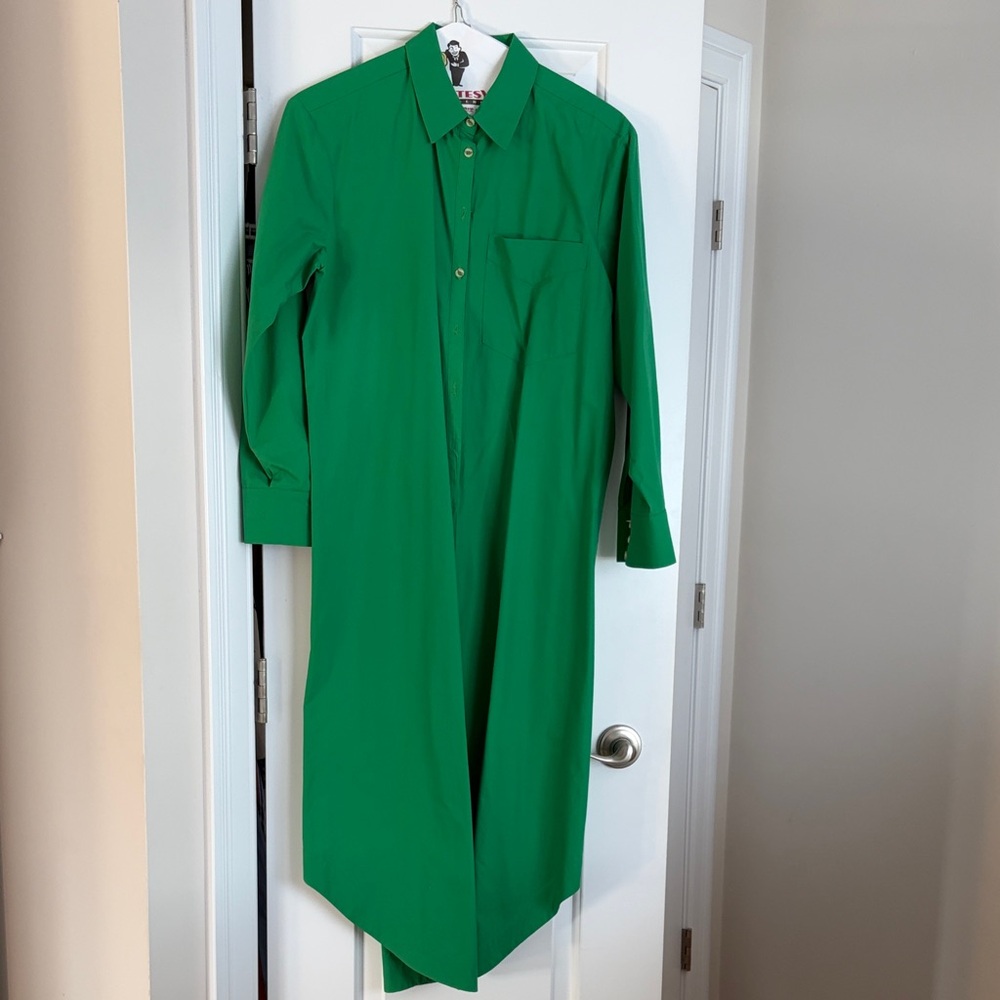 Maeve by Anthropologie Green Shirt Dress